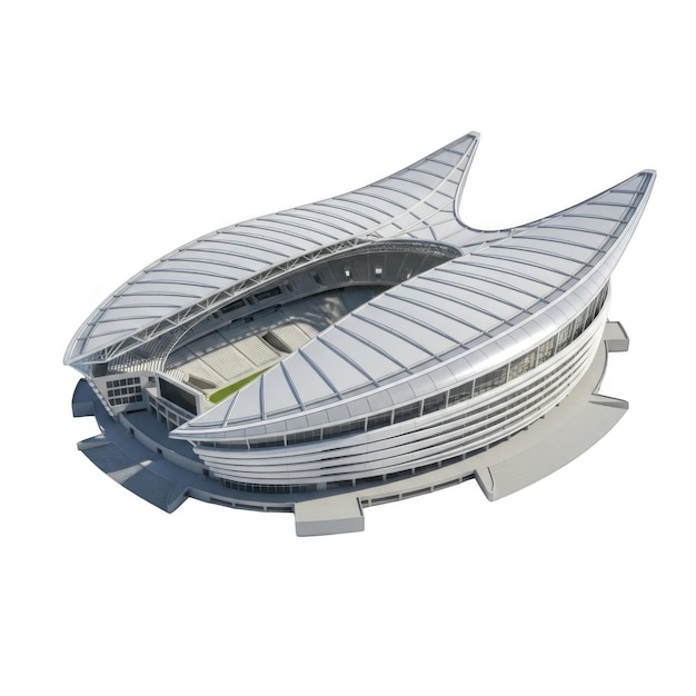 PSD modern arkitektonisk stadiondesign