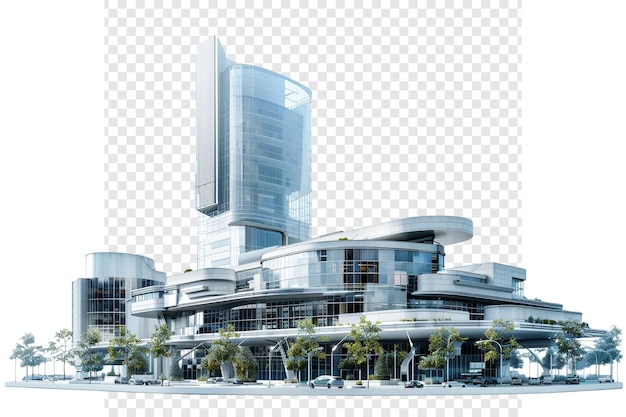 PSD modern arkitektur skyskrapdesign