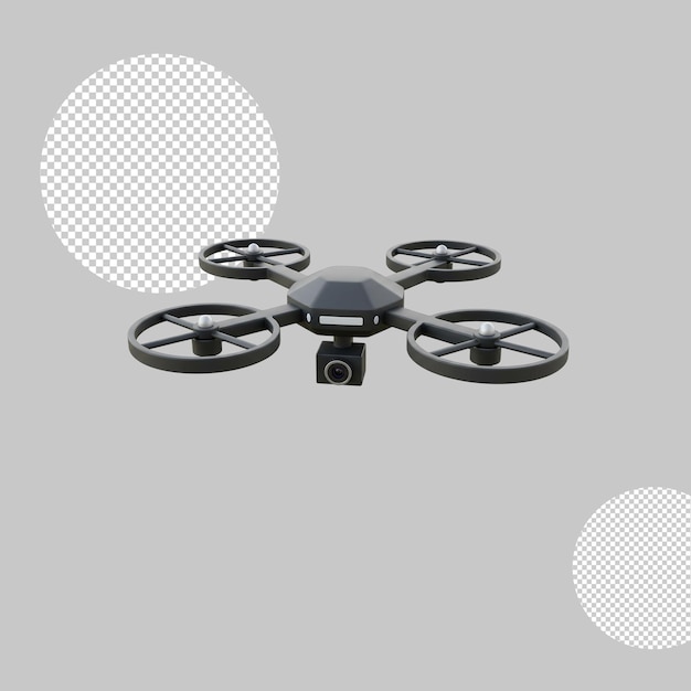 PSD カメラを搭載した近代的なドローン