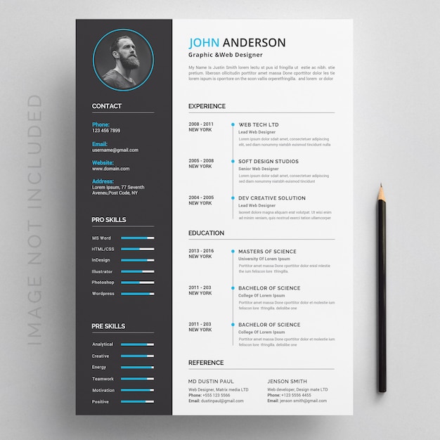 PSD moderne cv