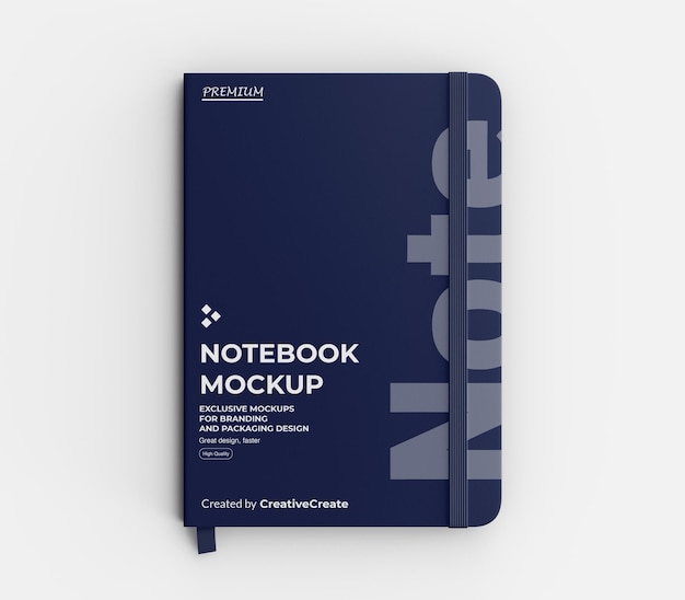 PSD notebook mockup