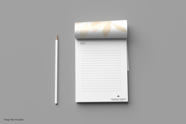 PSD notepad mockup