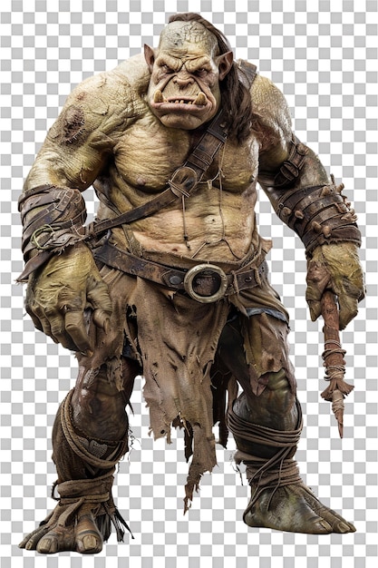 PSD ogre isoleret mod transparent baggrund