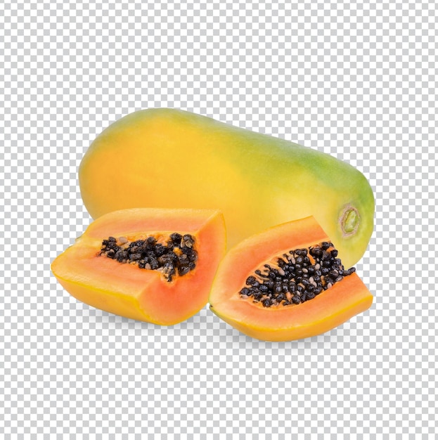 PSD papaya isolert premium psd