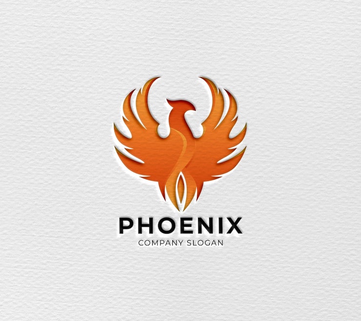 PSD papir logo mockup skabelon design