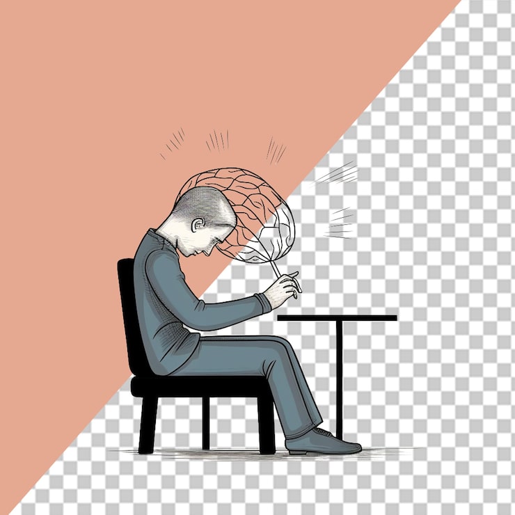 PSD parkinson awareness day png illustration