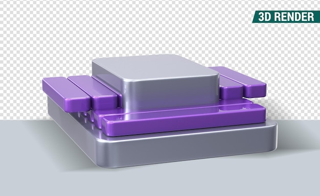PSD podium 3d-rendering