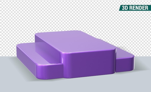 PSD podium 3d-rendering