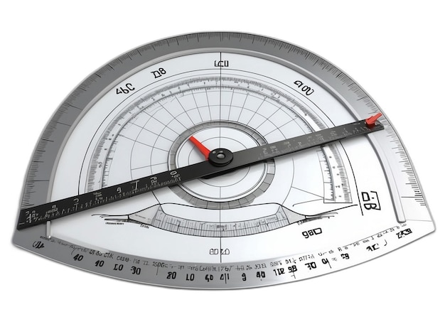 PSD protractor psd na białym tle