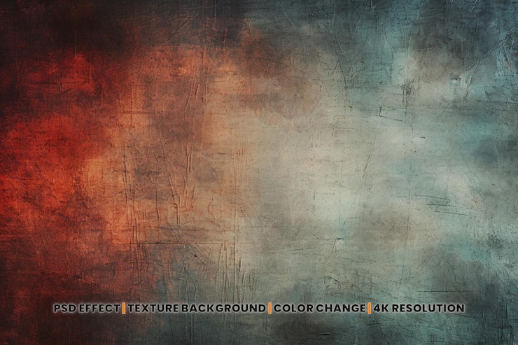 PSD psd blå og orange grunge baggrund med tekstur