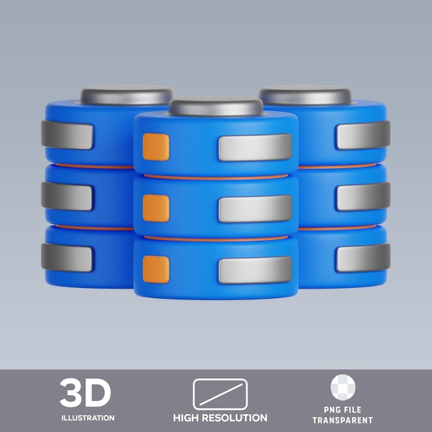 PSD psd database 3d illustration