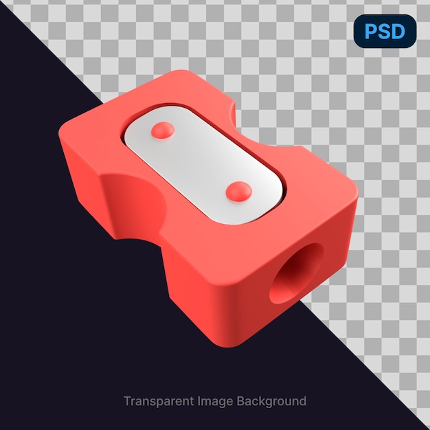 PSD psd kalemtıraş 3d çizimi