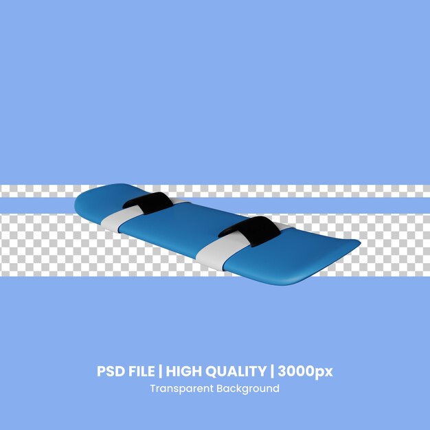 PSD psd滑雪板3d图标插图
