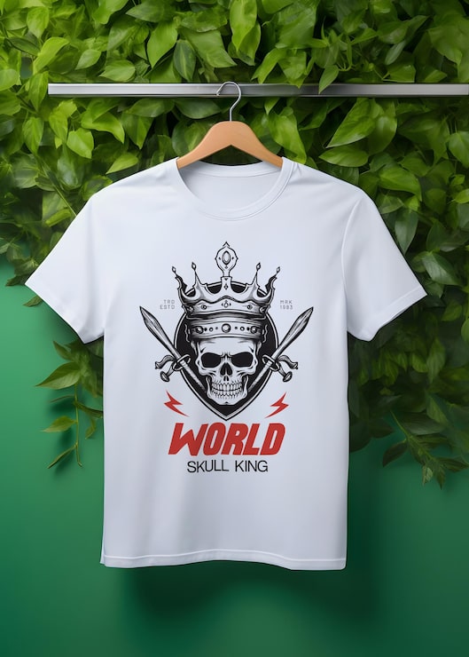 PSD psd t-paita mockup design paita mockup konseptilla ja tavallisella vaatteella