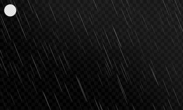 PSD หยาดฝนบนพื้นหลังโปร่งใส
