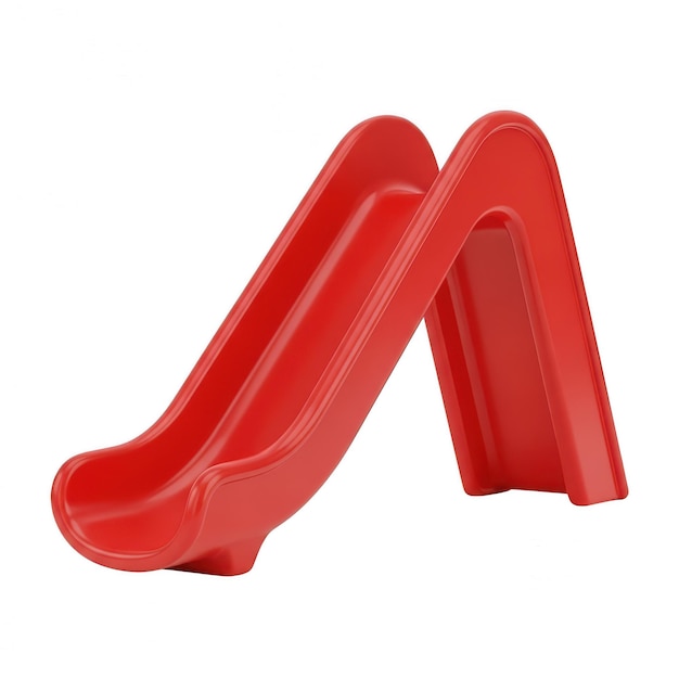 PSD rode plastic kinderspeelglijbaan