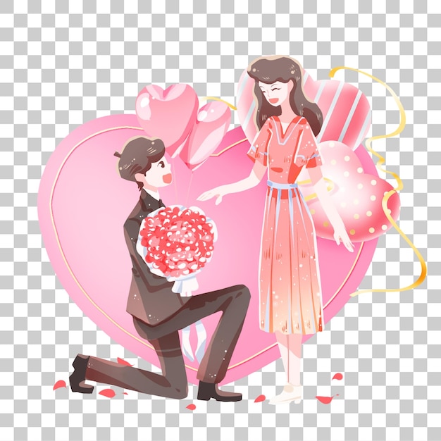 PSD ロマンチックなプロポーズ