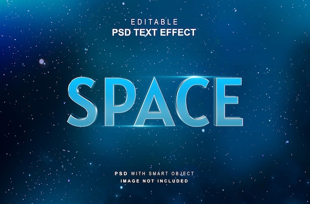 PSD ruimte tekst effect
