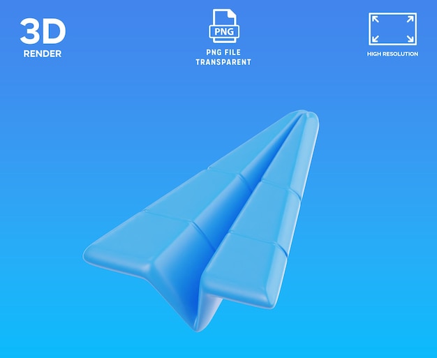 PSD send 3d-illustration