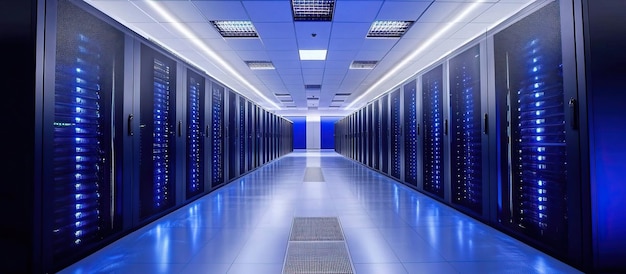 PSD serverrum interiør