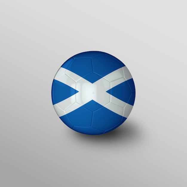 PSD skotsk flaggfotballball