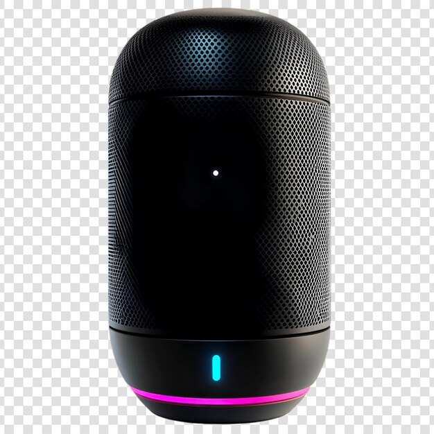 PSD гладкий черный портативный громкоговоритель bluetooth современный дизайн