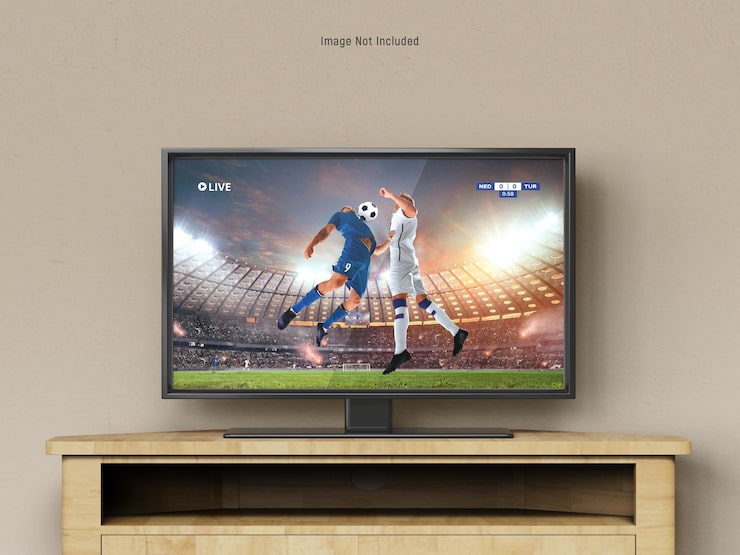 PSD 스마트 tv 디스플레이 모