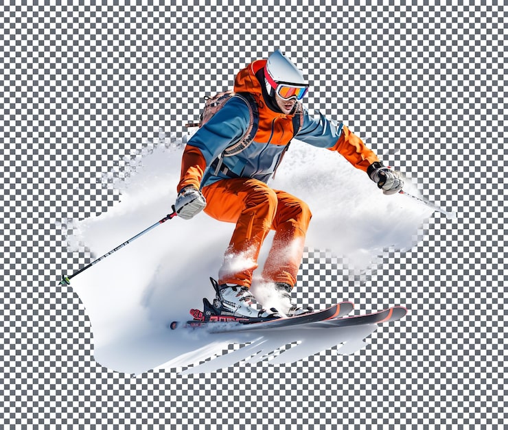 PSD snowboardzakken geïsoleerd op transparante achtergrond
