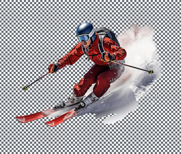 PSD snowboardzakken geïsoleerd op transparante achtergrond