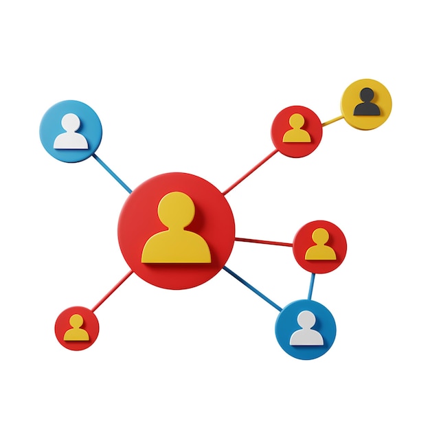PSD social network-forbindelse