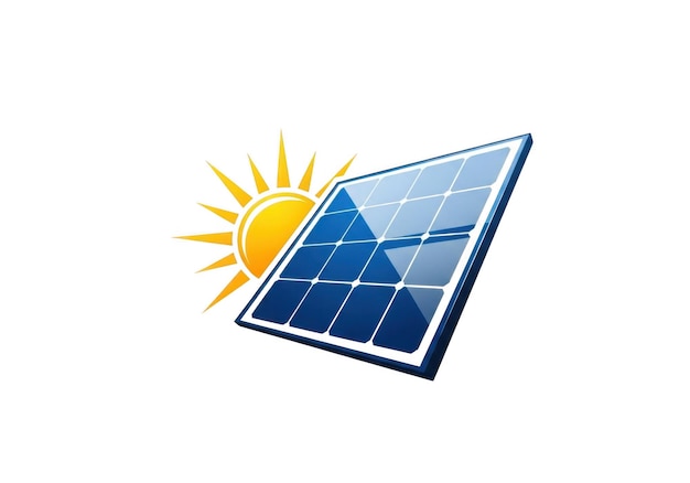 PSD solcellepanel under sollys