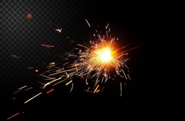 PSD sparkler barst van licht