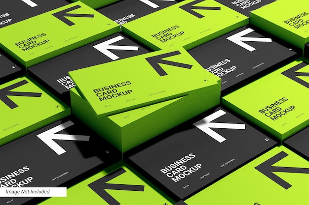 PSD stack visitkort mockup