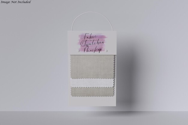 PSD stoffprøve mockup