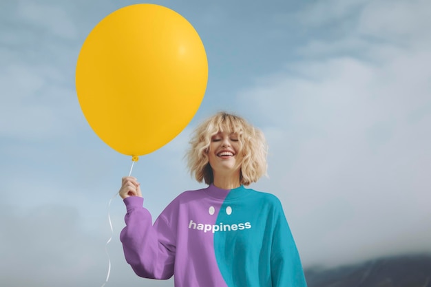 PSD sweaters mockup skjorte psd til kvinder