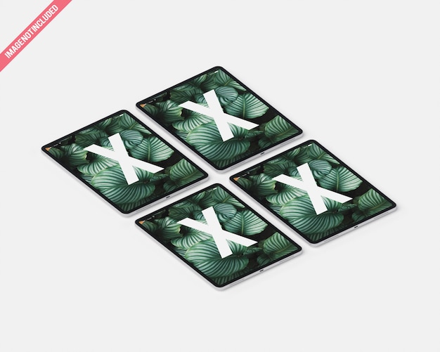 PSD tablet mockup