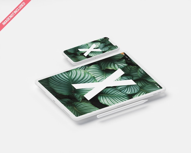 PSD tablet mockup