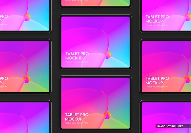 PSD tablet pro mockup