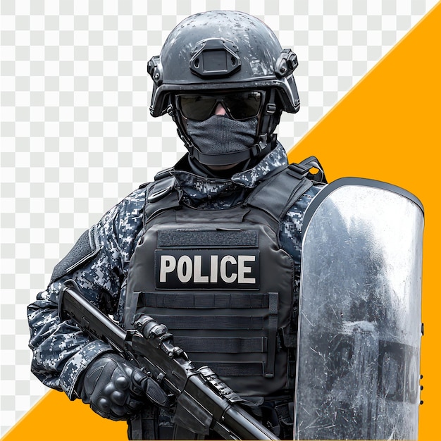 PSD tam teçhizatlı polis memuru