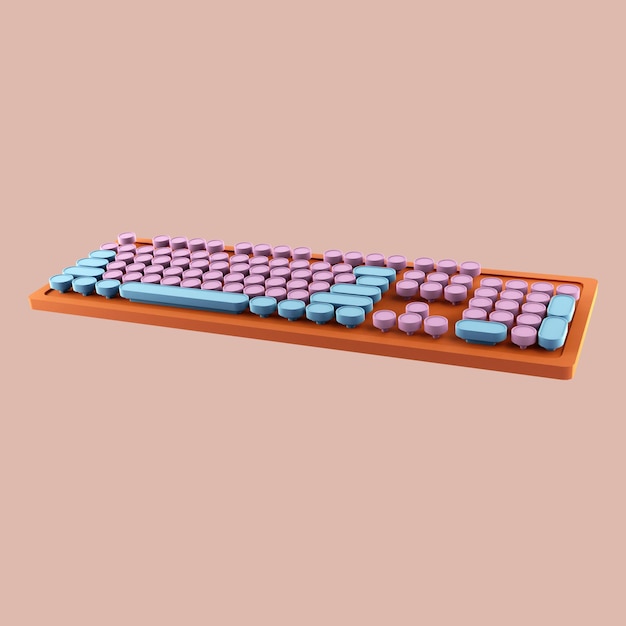 PSD tangentbord 3d-ikon