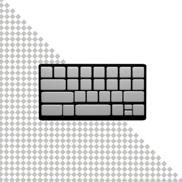 PSD tastatur 3d-ikon