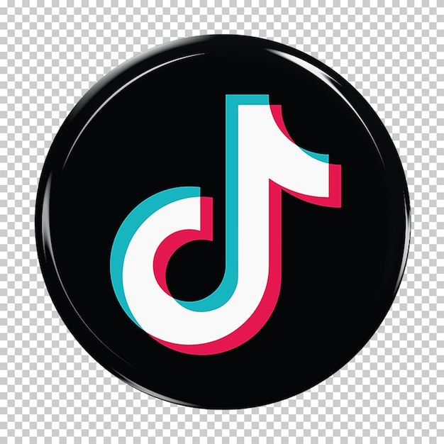 PSD tik tok ikon psd