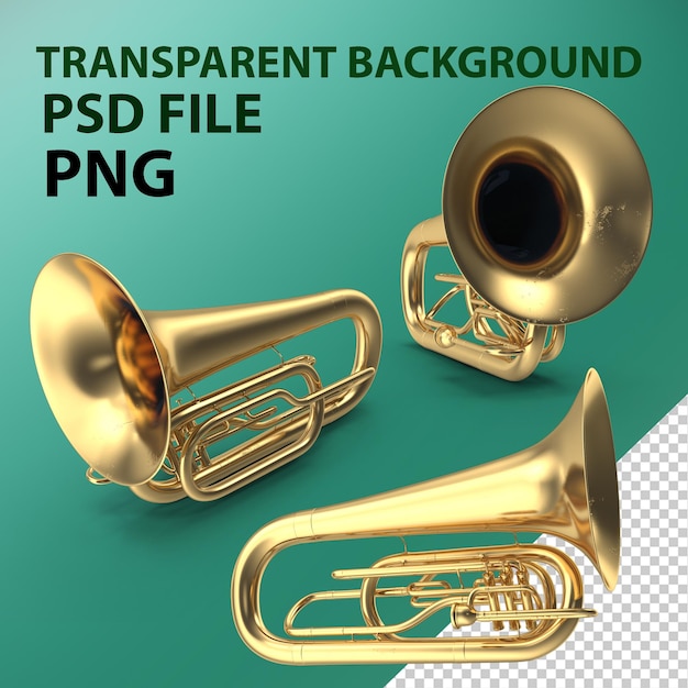 PSD tuba png