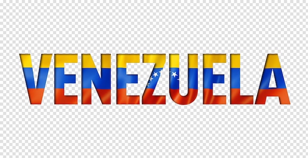 PSD venezuela bayrağı metin fontu