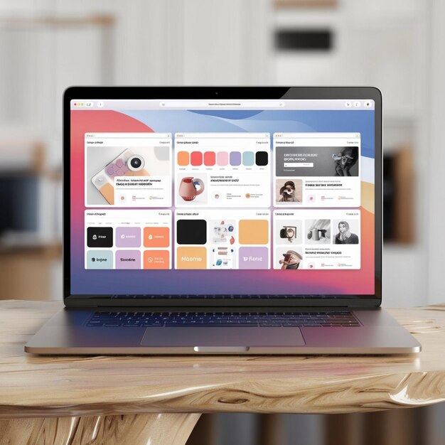 PSD website mockup