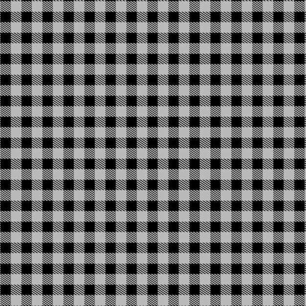 PSD zwart en grijs gingham check stof