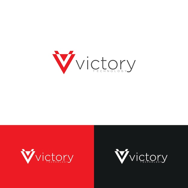 Vector abstract logo, beginletter v