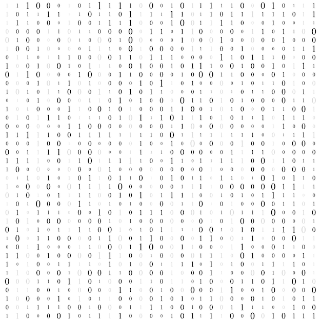 background with numbers on screen binary code zero one computer code coding