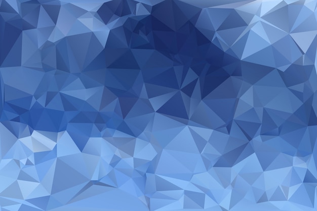 Vector blauw laag poly