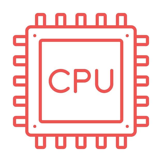 Vector cpu 아이콘
